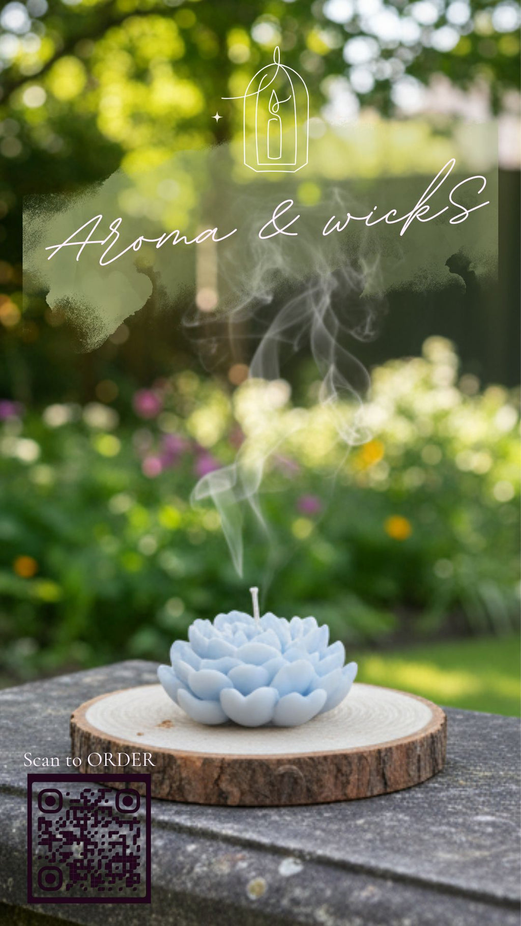 Cloud Nine Petal Candle